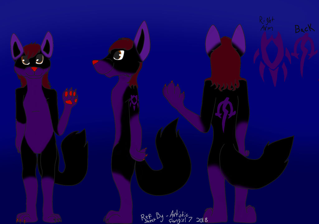 Finished Ref Sheet Commission by ArtisticFangirl7 on DeviantArt
