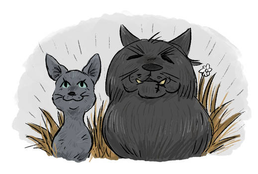 Yellowfang and Cinderpaw (2)