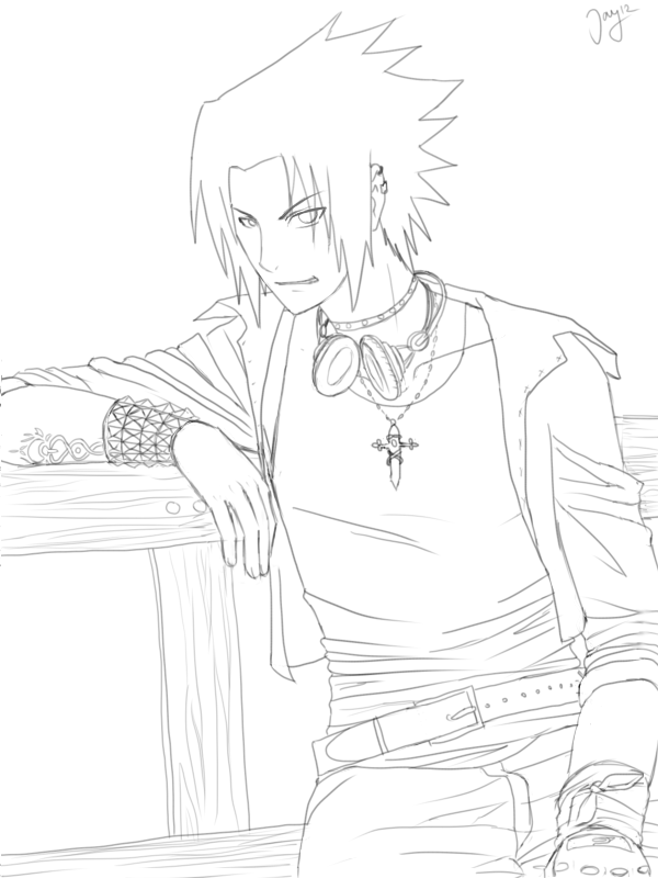 outlines sasuke