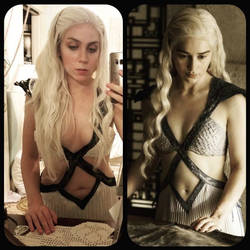 Daenerys Comparison Make-up test