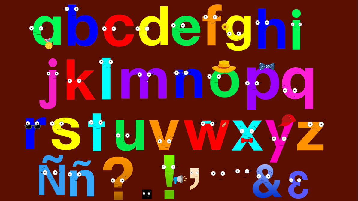 The scrambled letters of the alphabet lowercase by GUYWHOISANABCFAN on ...