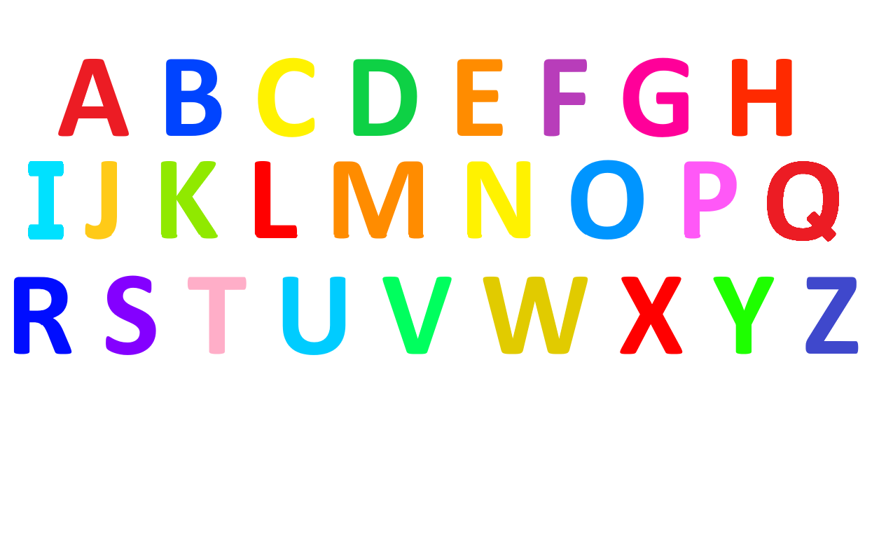 Letter Color Map So what is this letter color from? by GUYWHOISANABCFAN on DeviantArt