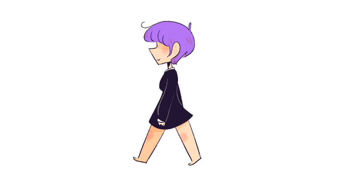 Walk Cycle (Gif) by PrinceStargazer on DeviantArt