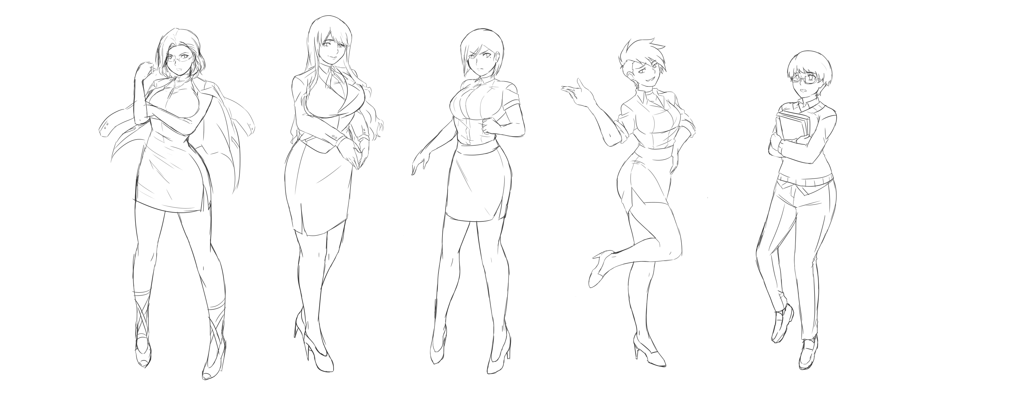 Comic Character Sketch 2 by RynerE on DeviantArt