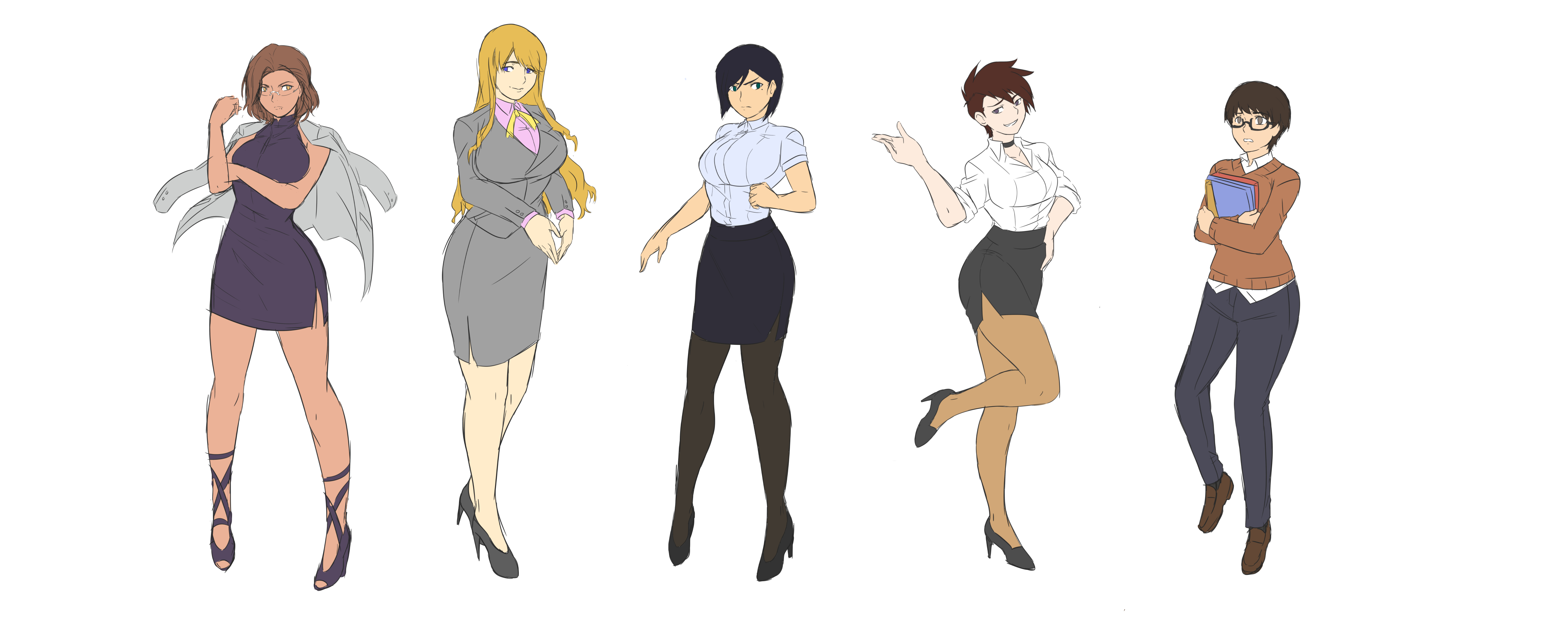 Comic Character Sketch 2.2 by RynerE on DeviantArt