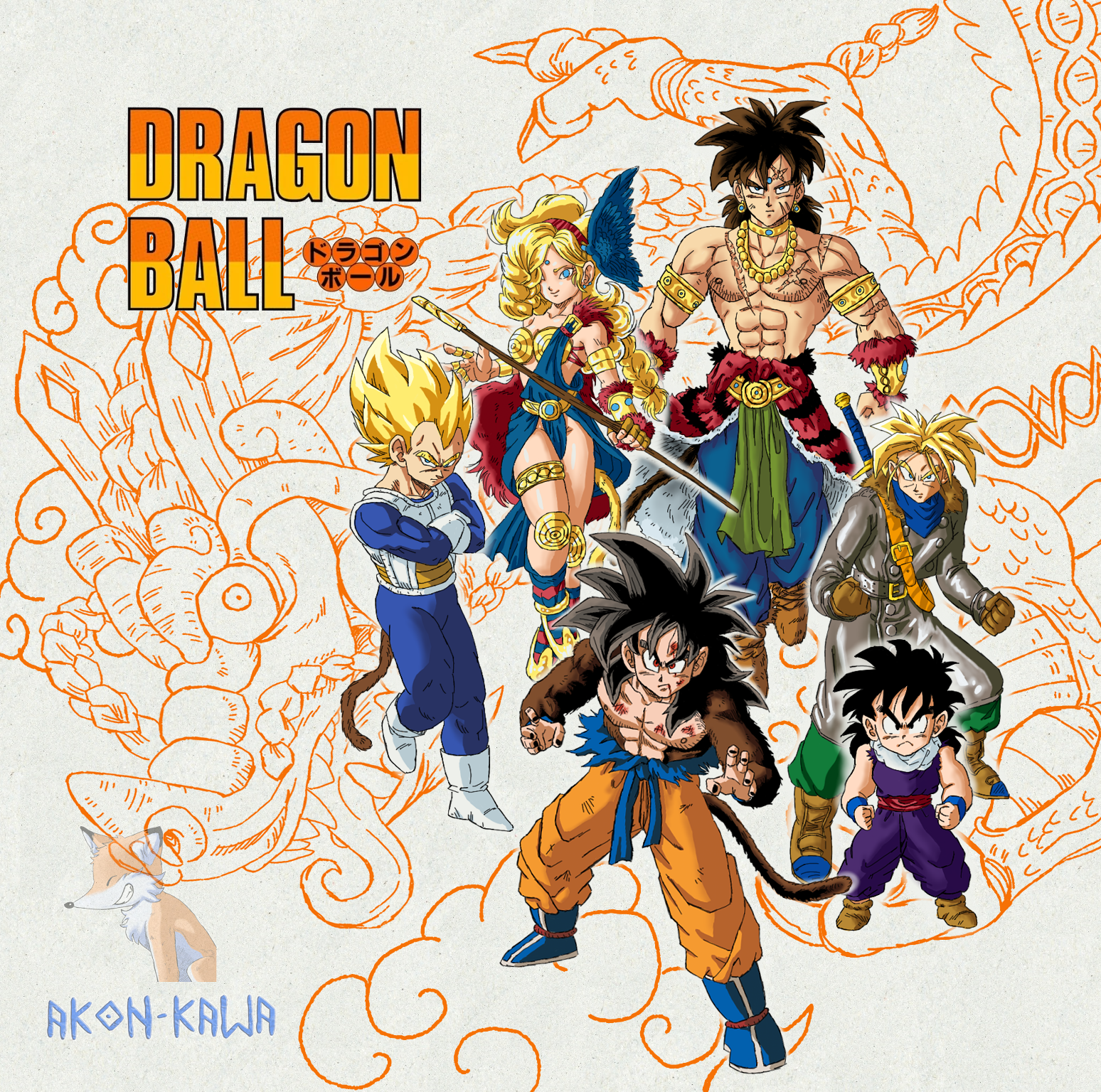 Poster Broly de Dragon Ball Super -Tu tienda anime alternativa