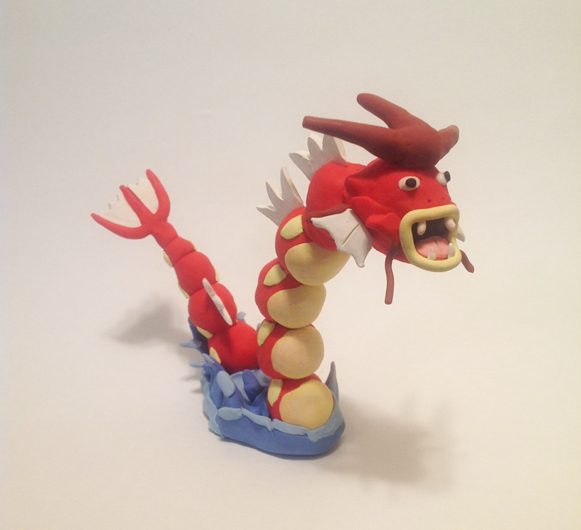 Red Pokemon Figures, Red Dragon Toy, King Dragon, Gyarados