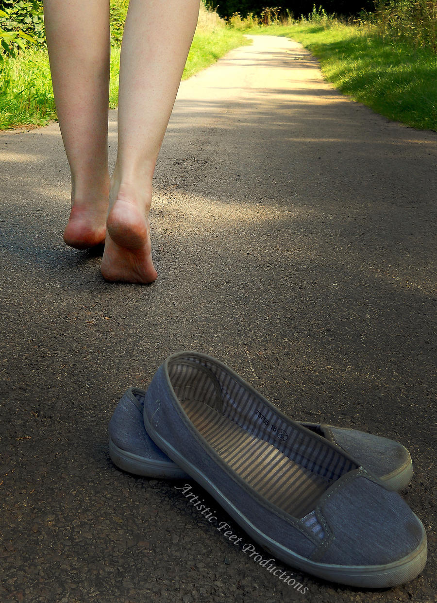Foot Riding Away Walking Away From Shoes by Foxy-Feet on DeviantArt
