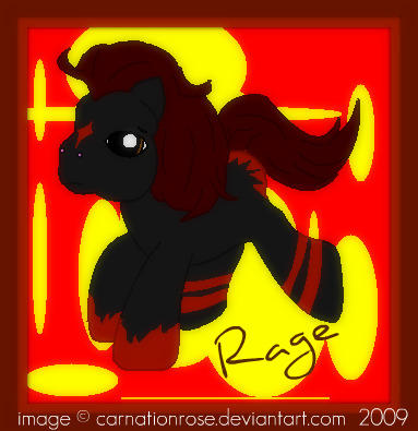 MLP Rage by CarnationRose on DeviantArt