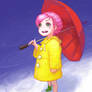 Girl with umbrella