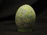 Green, Yellow, and Blue Egg by c5365