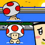 Toad Watching the Sunset on Pool
