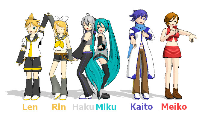 MMD Vocaloid Group Pic by xSavichan777x on DeviantArt