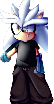 Silver the Hedgehog casual clothes 