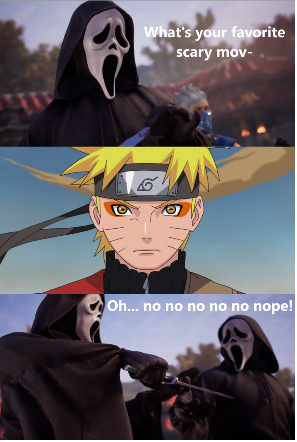 Ghostface meets Naruto by 11drakezgm on DeviantArt