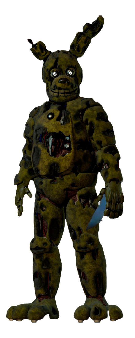 Video Game Spring Trap Game Springtrap with Knife by 11drakezgm on DeviantArt