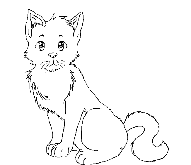 cat lineart