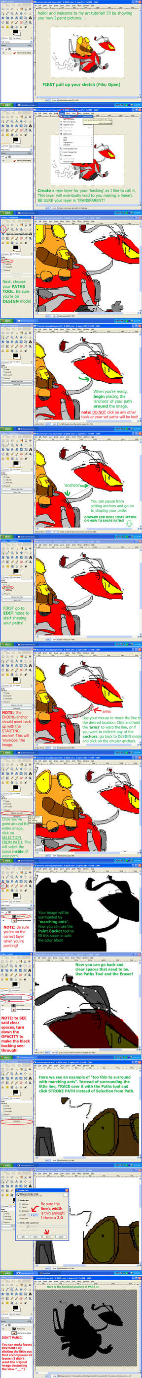 Painting With Gimp Art Tutorial- Part 1 by caboosemcgrief on DeviantArt