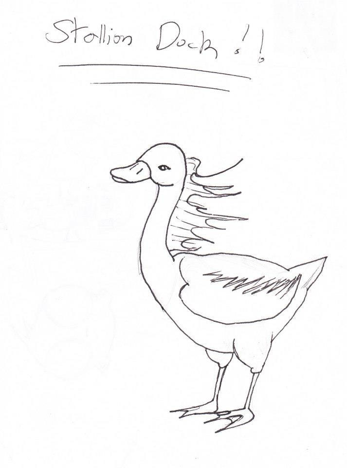 Duck Riding Deviantart Stallion duck by caboosemcgrief on DeviantArt