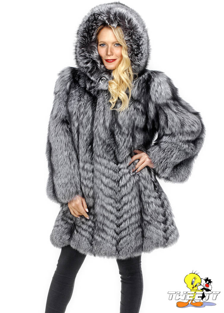 Gwyneth Paltrow in fox fur coat by Tweety63 on DeviantArt
