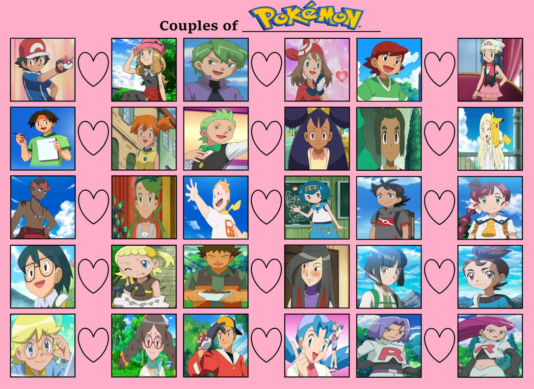 My Most Favorite Couples of Pokemon by HeroicMischiefMaker on DeviantArt