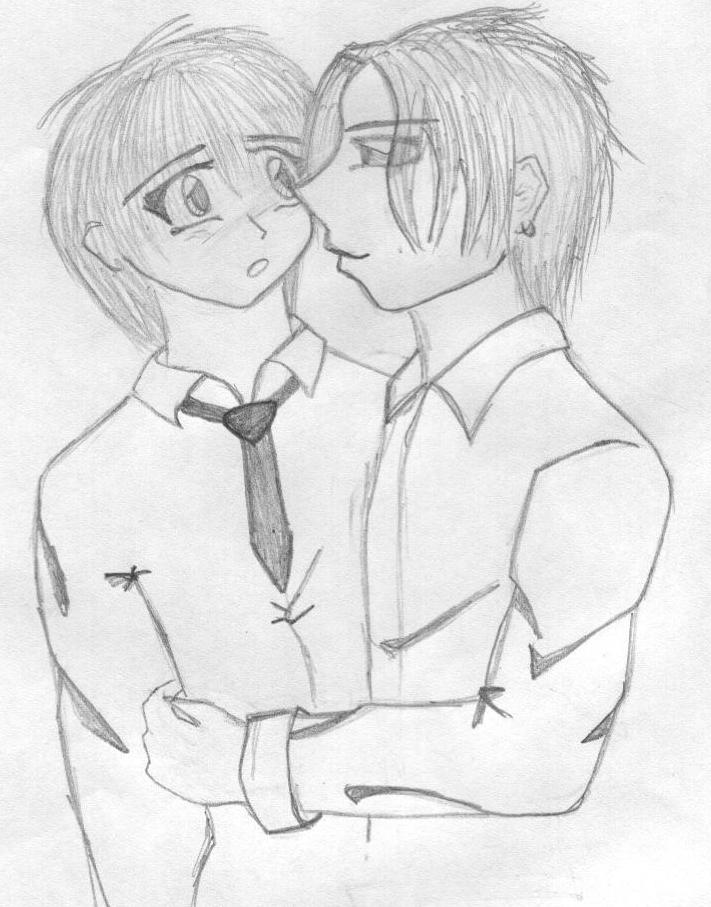 Yuki and shuichi in school