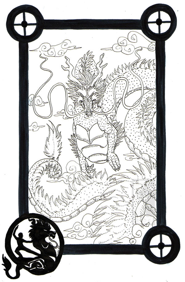 Draw All Inmortales Dragon Inmortal - Lineart by Sibe-Chan on DeviantArt