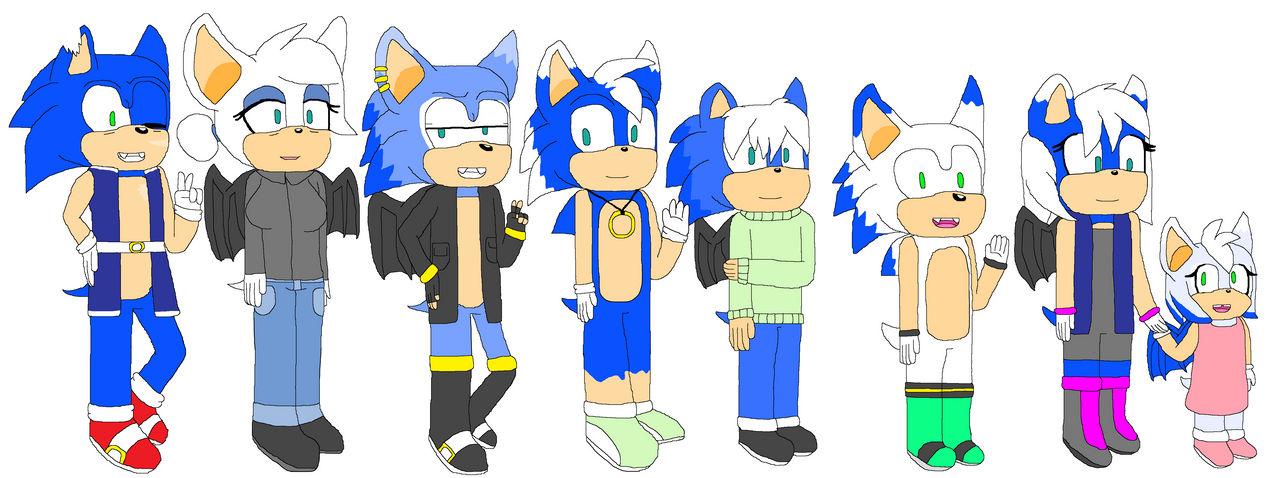 Sonic x Rouge Family by BokkaTHfoxrabbit on DeviantArt