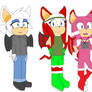 Knuckles x Rouge Family