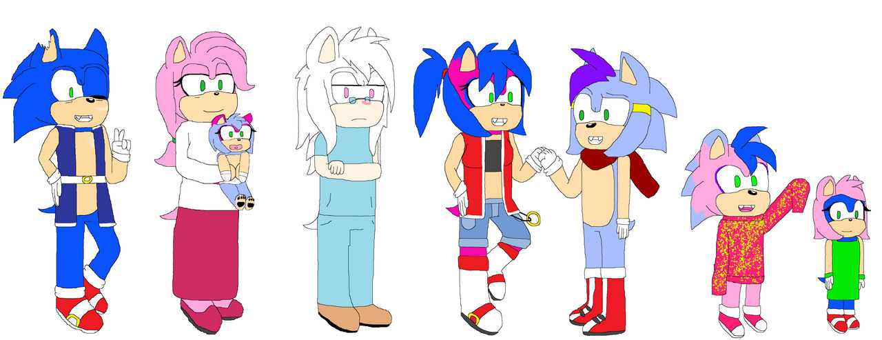 Sonic and Amy Family by BokkaTHfoxrabbit on DeviantArt