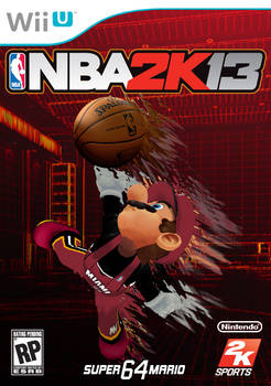 NBA 2K13 Mario Cover