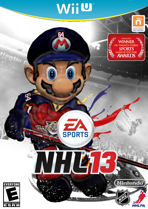 NHL 13 featuring Super Mario