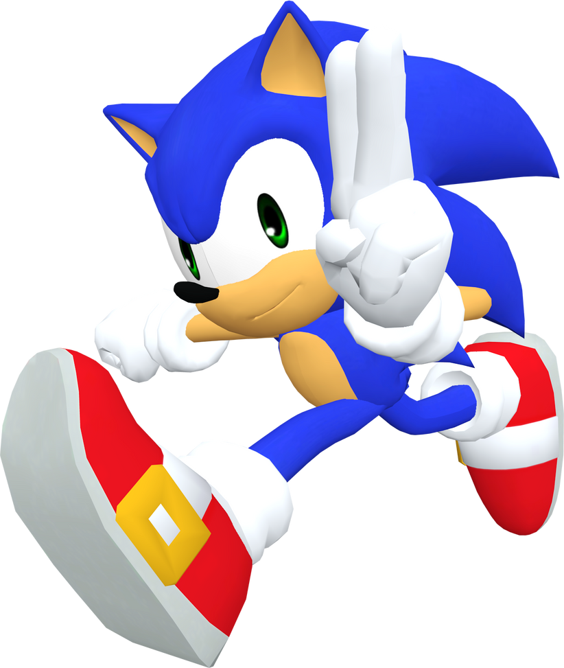 Sonic R pose by FJOJR on DeviantArt