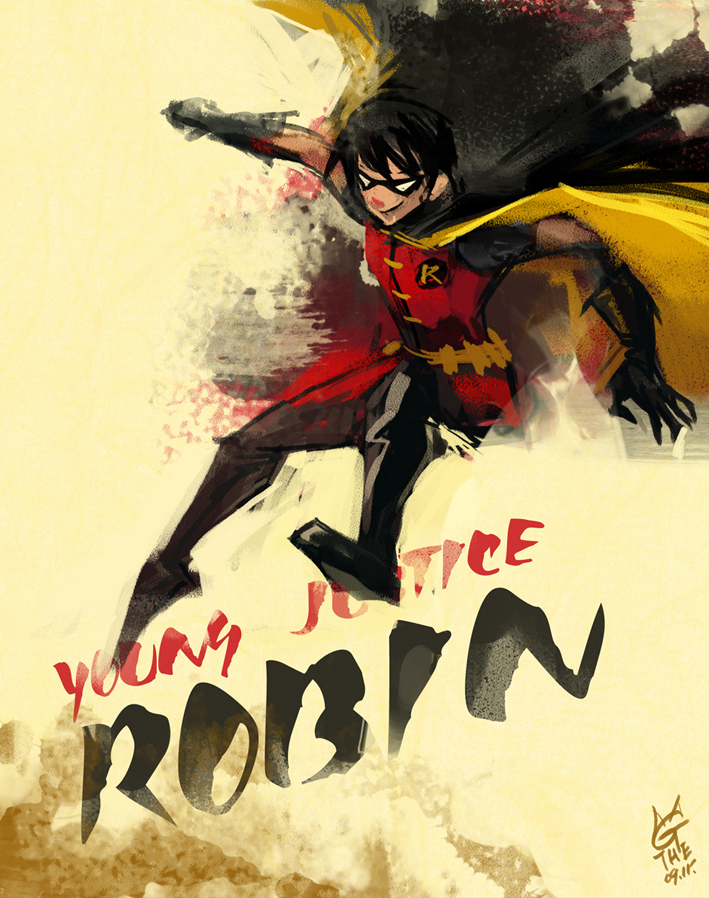 Robin Justice Young Justice Robin Fan Art