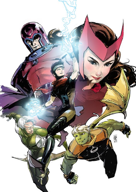 YOUNG AVENGERS-Magneto's household