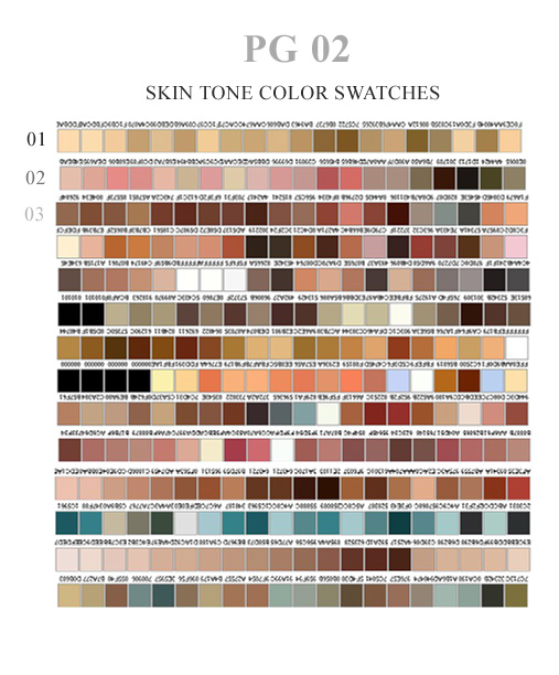 pics Skin Color Palette Photoshop Download skin tone swatches by ovalbrush on