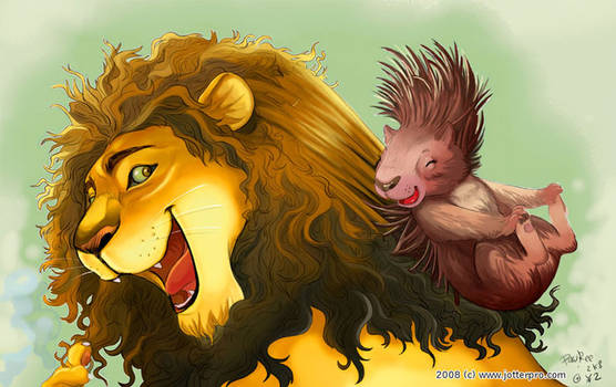 The Lion and the Porcupine