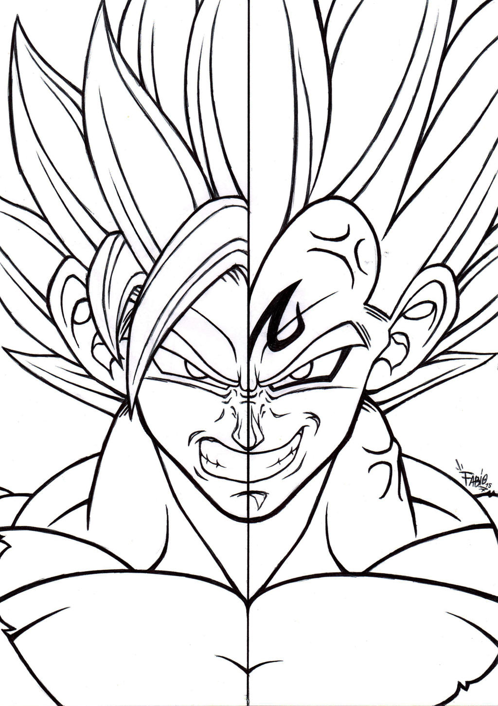 Epic Rivalries pt1 - Goku/Vegeta by SigmaGFX on DeviantArt