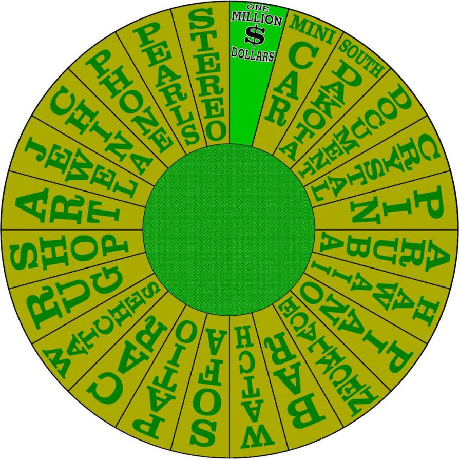 Mini Bonus Wheel Bonus Wheel With Million by MATT490 on DeviantArt