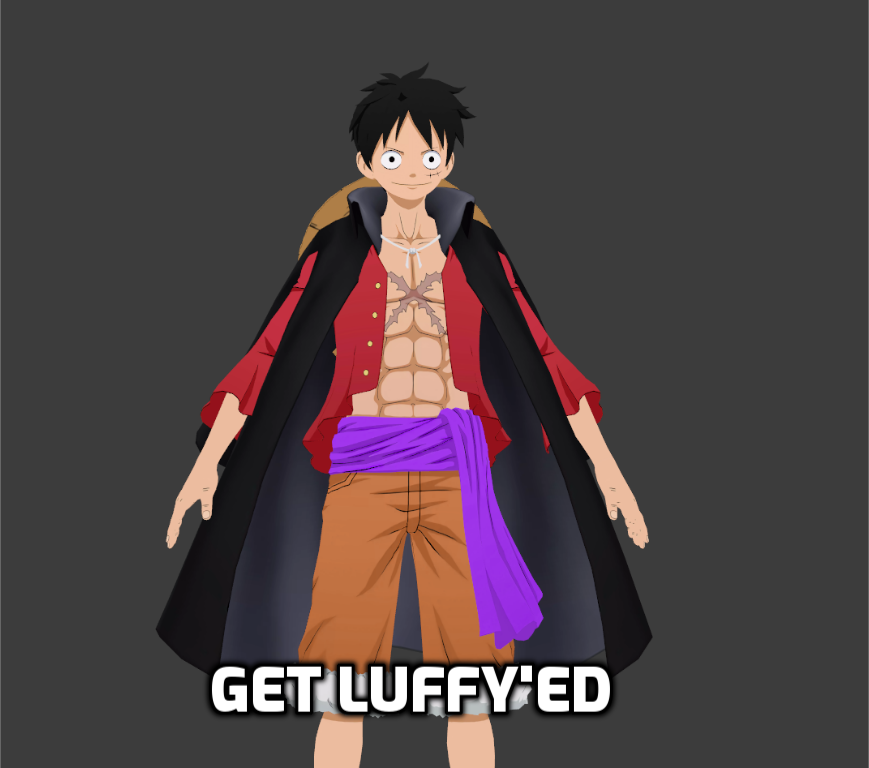 3D Wano Luffy PNG by xxSOLOLEGIONxx on DeviantArt