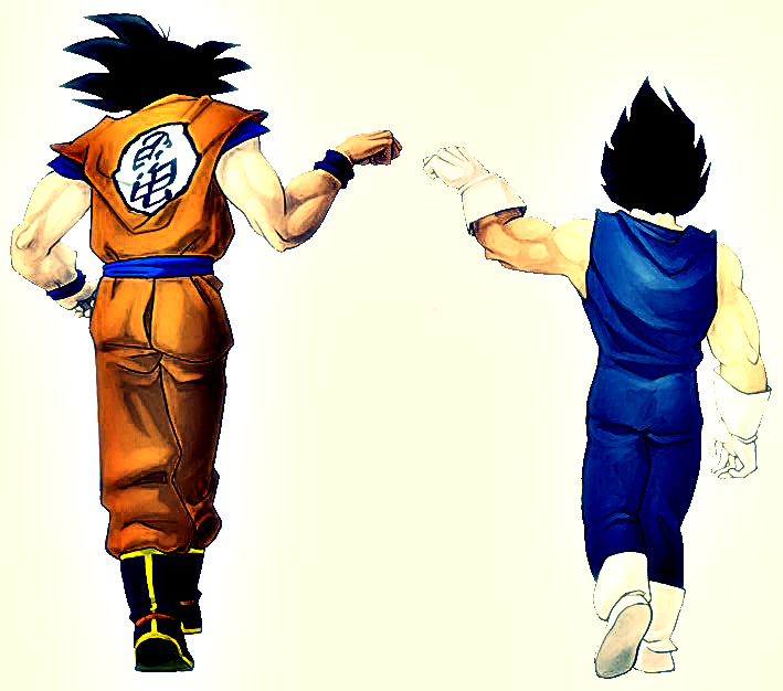 Goku and Vegeta Render