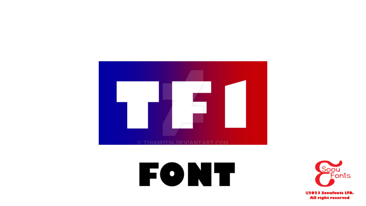 Tf1 Letters Tf1 (2025-2026-2027) HD font by thiam1234 on DeviantArt