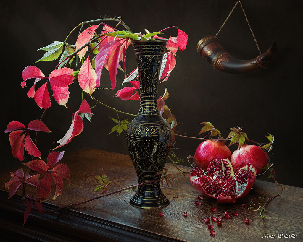 From a series of Autumn on the dresser with grenad