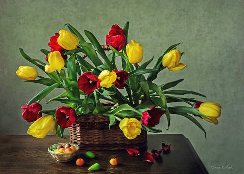 Tulips and marzipan