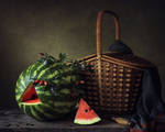 Still life with watermelon by Daykiney