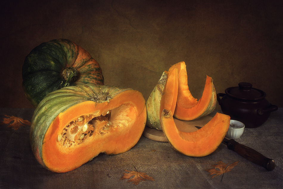 Still life with pumpkin