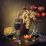 Still life with young wine