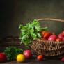 Still life with tomatoes