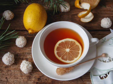 Tea with lemon