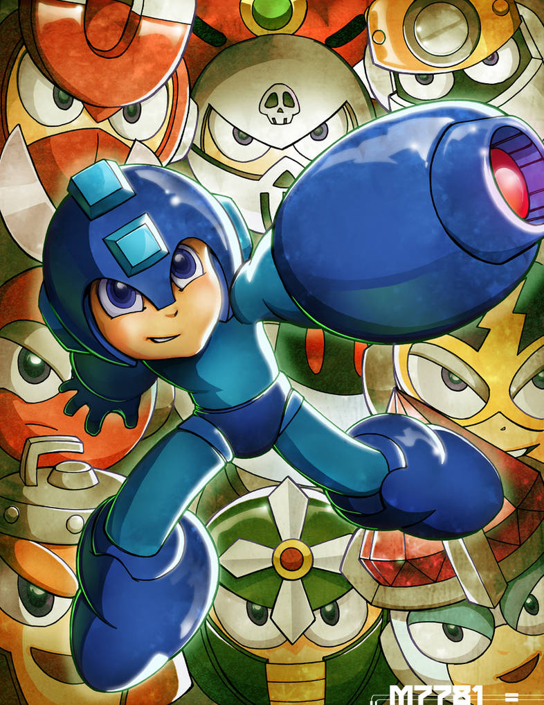 MEGA MAN by m7781 on DeviantArt